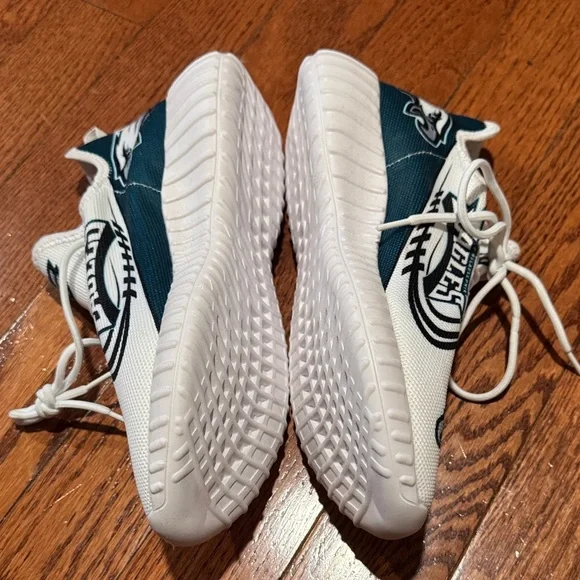 Philadelphia Eagles sneakers men 8.5-9 woman’s 11-11.5 - Picture 7 of 10
